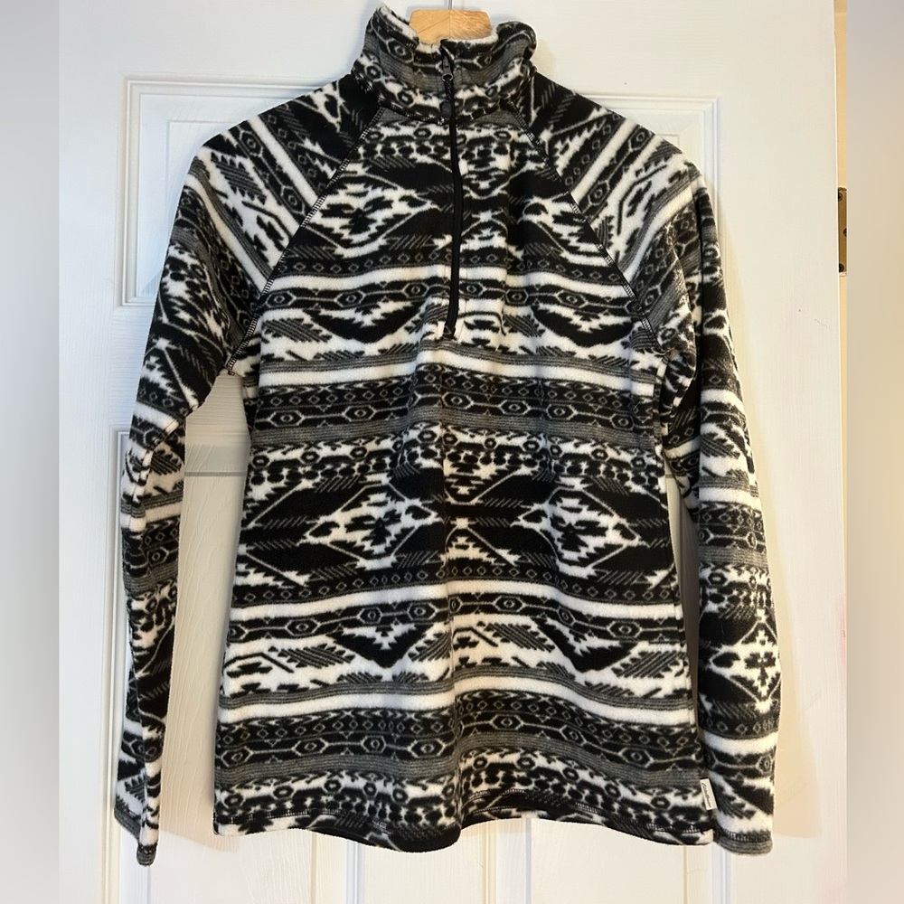 Eddie Bauer half zip fleece top